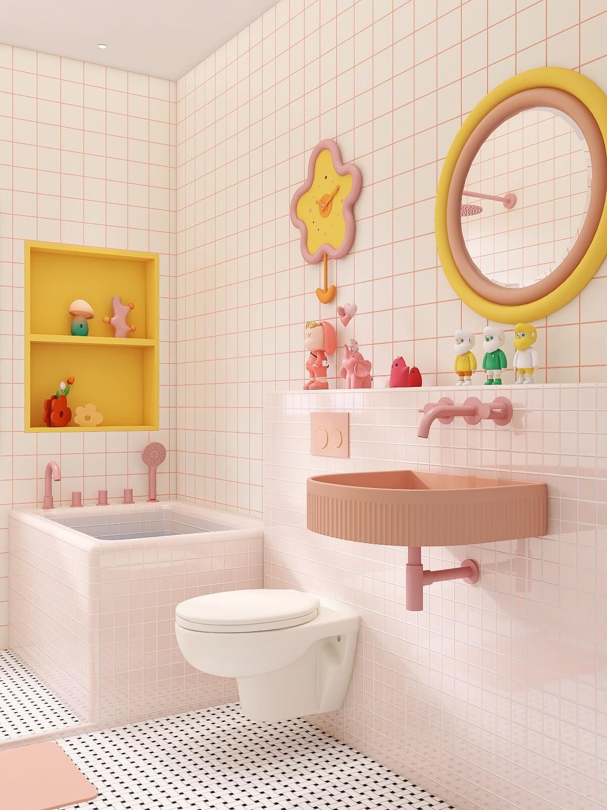 Фото № 2: Дизайн детской ванной: 16 крутых и практичных идей