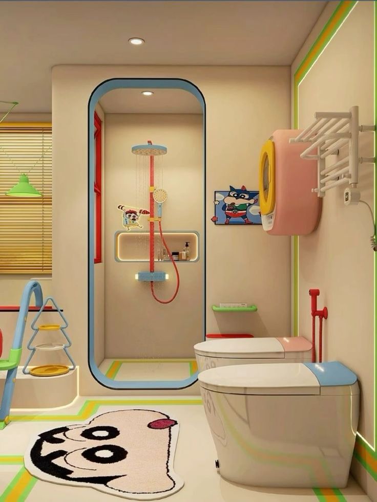 Фото № 4: Дизайн детской ванной: 16 крутых и практичных идей