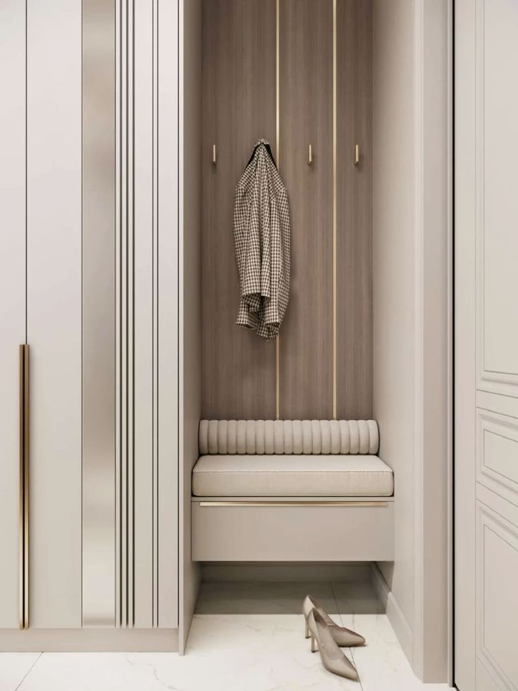 Фото № 2: Как оформить место для сидения в прихожей: 11 стильных идей