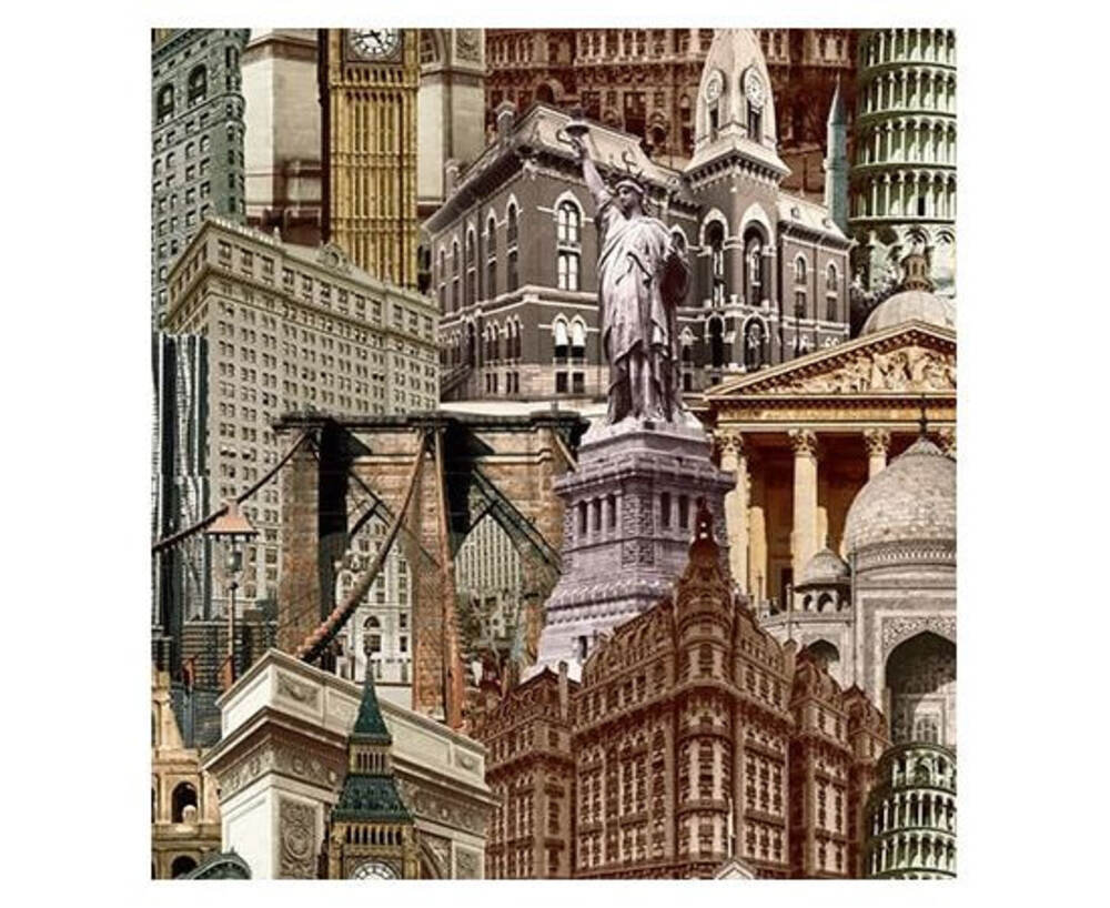 Фото № 1: Обои с изображением города: 33 примера в интерьере