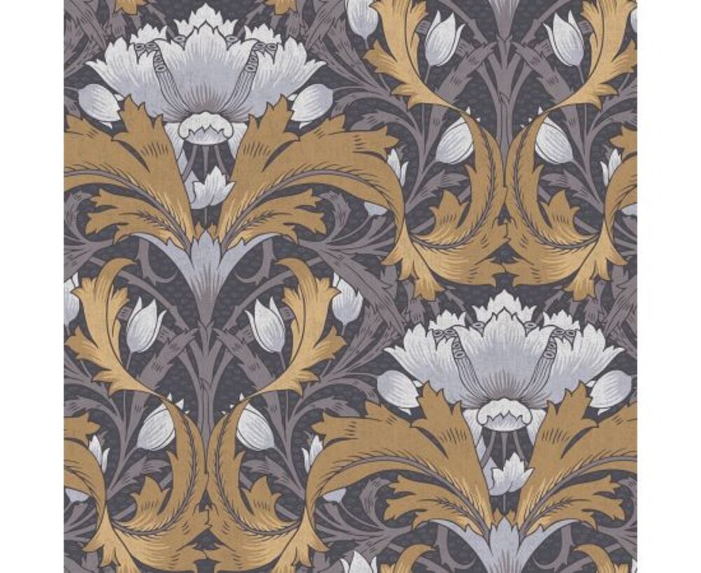 Фото № 3: Для каких стилей интерьера подходят обои золотого цвета