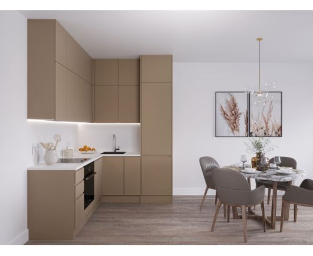 Фото № 1: 10 вариантов п-образной кухни 