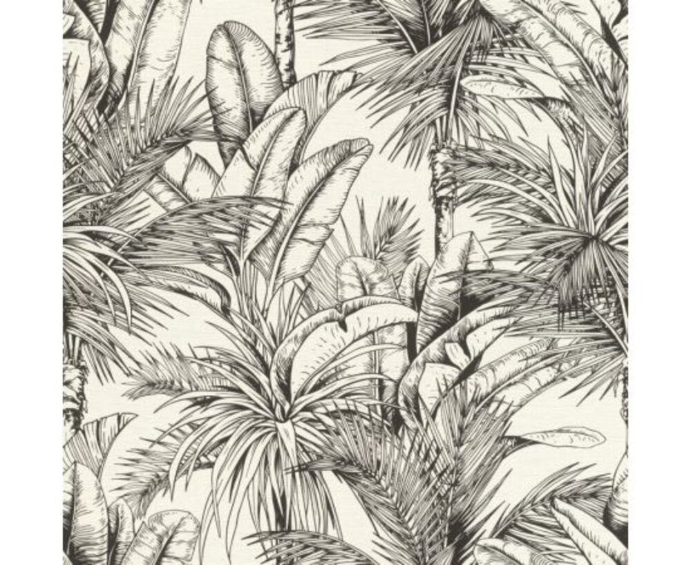 Фото № 1: С чем сочетаются черно-белые обои в интерьере