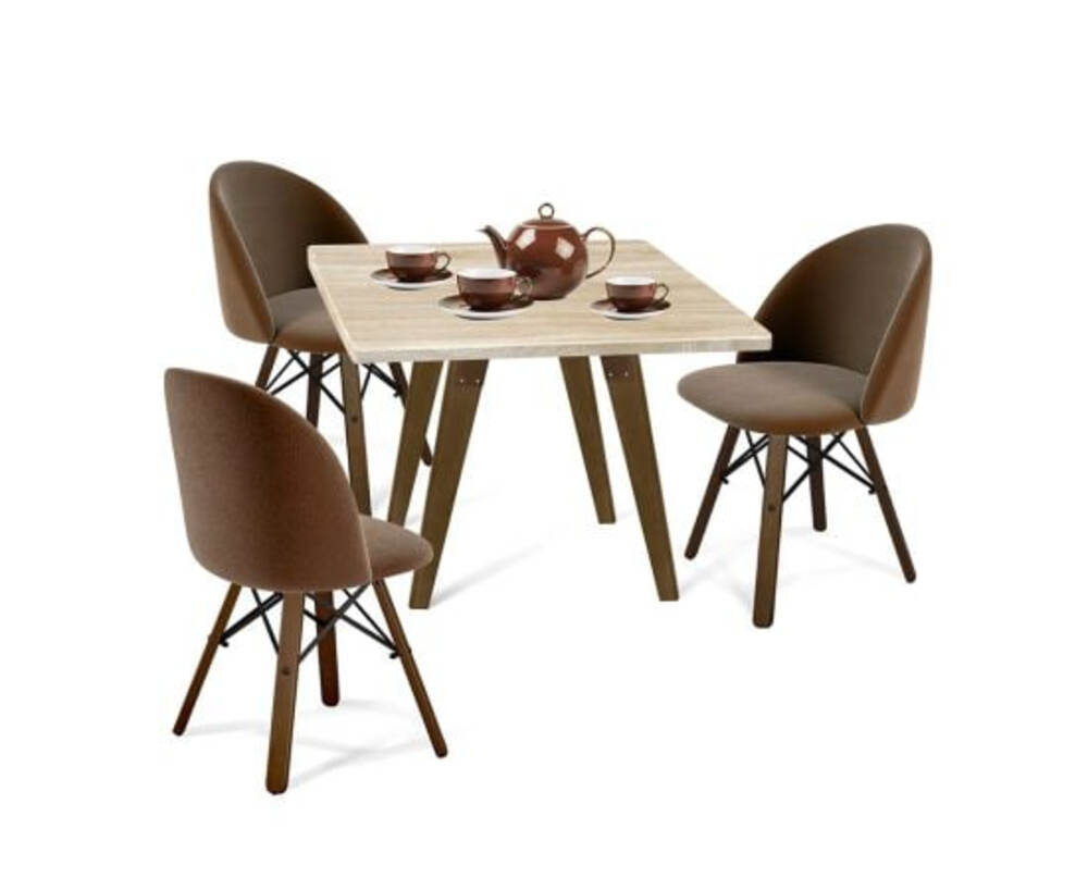 Фото № 1: Как подобрать столы и стулья для маленькой кухни