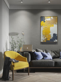 Фото № 4: Дизайн-проект однокомнатной квартиры 42.88  м² Современный стиль для ЖК Опалиха 03