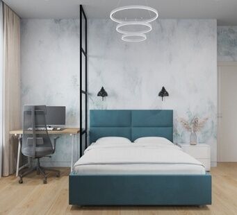 Фото № 1: Дизайн-проект четырехкомнатной квартиры 99.6  м² Современный стиль для ЖК Академика Павлова