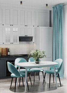 Фото № 4: Дизайн-проект двухкомнатной квартиры 55.57  м² Современный стиль для ЖК Бригантина