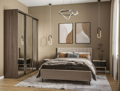 Фото № 2: Дизайн-проект трехкомнатной квартиры 57.0  м² Стиль Контемпорари для ЖК Скандинавия