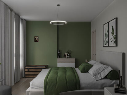 Фото № 2: Дизайн-проект двухкомнатной квартиры 51.9  м² Современный стиль для ЖК Волоколамский 24