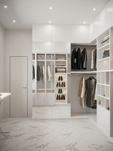 Фото № 2: Дизайн-проект дома/коттеджа 57.45  м² Стиль Модернизм для Этажа частного дома в КП Варежки 3