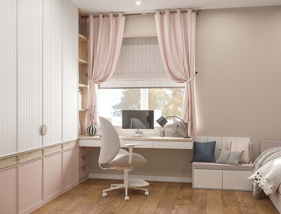 Фото № 2: Дизайн-проект дома/коттеджа 56.81  м² Стиль Модернизм для Этажа частного дома в КП Варежки 3