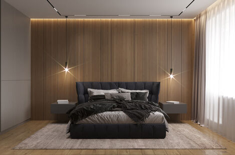 Фото № 2: Дизайн-проект двухкомнатной квартиры 85.91  м² Стиль Модернизм для ЖК Балаклавский