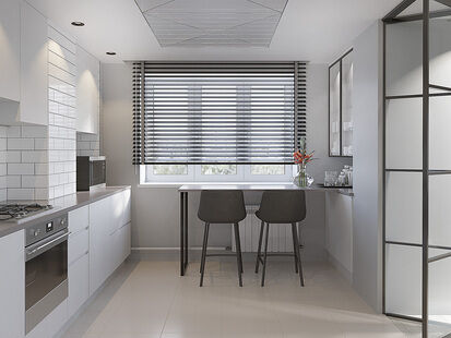 Фото № 5: Дизайн-проект двухкомнатной квартиры 69.3  м² Стиль Модернизм для ЖК Тулпар