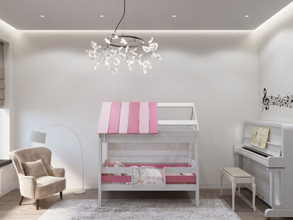 Фото № 3: Дизайн-проект четырехкомнатной квартиры 92.1  м² Стиль Модернизм для ЖК West Garden