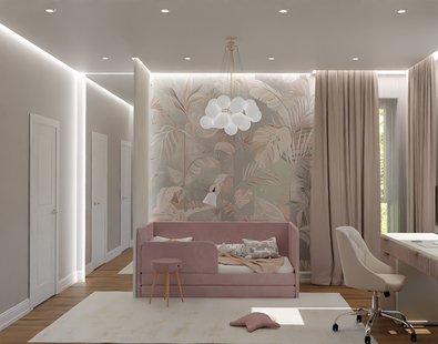 Фото № 3: Дизайн-проект дома/коттеджа 86.4  м² Стиль Модернизм для этажа частного дома в кп александровы пруды