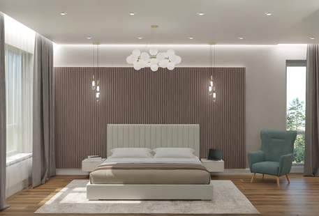 Фото № 5: Дизайн-проект дома/коттеджа 86.4  м² Стиль Модернизм для этажа частного дома в кп александровы пруды