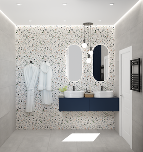 Фото № 4: Дизайн-проект дома/коттеджа 86.4  м² Стиль Модернизм для этажа частного дома в кп александровы пруды