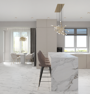 Фото № 4: Дизайн-проект дома/коттеджа 99.7  м² Стиль Модернизм для этажа частного дома в кп александровы пруды