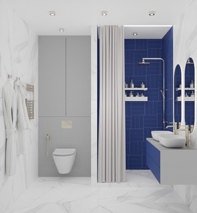 Фото № 2: Дизайн-проект дома/коттеджа 99.7  м² Стиль Модернизм для этажа частного дома в кп александровы пруды