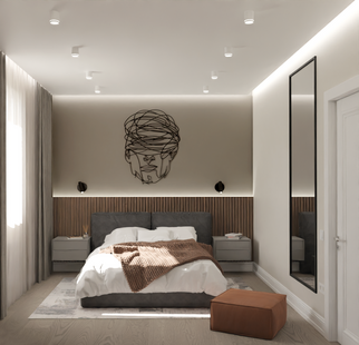 Фото № 5: Дизайн-проект дома/коттеджа 87.8  м² Стиль Модернизм для этажа частного дома в кп векшино-2