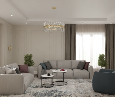 Фото № 3: Дизайн-проект дома/коттеджа 91.2  м² Стиль Модернизм для этажа частного дома в кп векшино-2