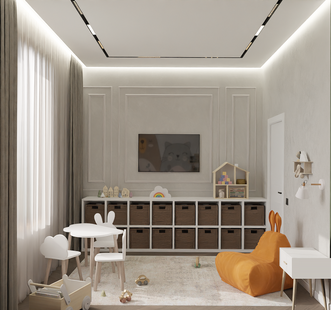 Фото № 5: Дизайн-проект дома/коттеджа 118.0  м² Стиль Модернизм для частного дома в мо