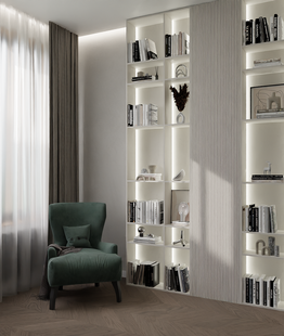 Фото № 3: Дизайн-проект дома/коттеджа 118.0  м² Стиль Модернизм для частного дома в мо