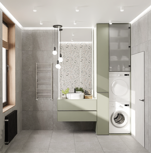 Фото № 5: Дизайн-проект дома/коттеджа 124.0  м² Стиль Модернизм для частного дома в мо