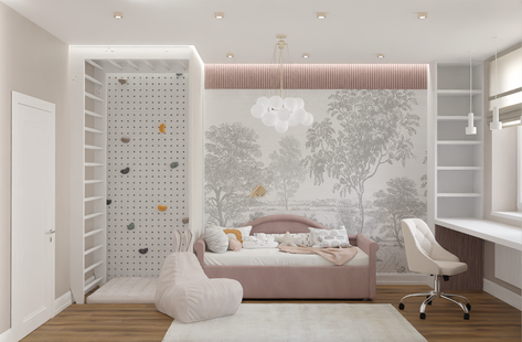 Фото № 4: Дизайн-проект четырехкомнатной квартиры 103.4  м² Стиль Модернизм для ЖК Мой адрес на Береговом