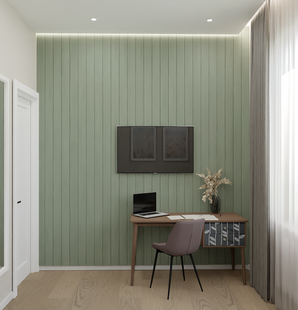 Фото № 5: Дизайн-проект дома/коттеджа 82.9  м² Стиль Контемпорари для этажа частного дома в д. покровское