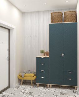 Фото № 4: Дизайн-проект дома/коттеджа 82.9  м² Стиль Контемпорари для этажа частного дома в д. покровское