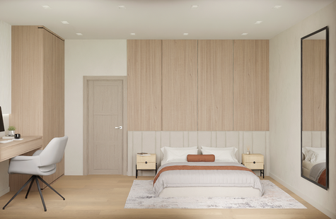 Фото № 4: Дизайн-проект дома/коттеджа 147.8  м² Современный стиль для ЖК Каскад Парк - 2