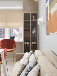 Фото № 4: Дизайн-проект кухни 13.49  м² Современный стиль для ЖК Лучи