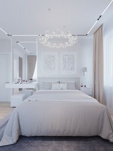 Фото № 5: Дизайн-проект четырехкомнатной квартиры 85.5  м² Современный стиль для ЖК Просторная 7