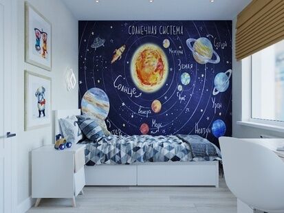 Фото № 2: Дизайн-проект четырехкомнатной квартиры 85.5  м² Современный стиль для ЖК Просторная 7