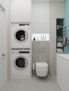 Фото № 4: Дизайн-проект четырехкомнатной квартиры 85.5  м² Современный стиль для ЖК Просторная 7