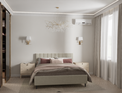 Фото № 5: Дизайн-проект трехкомнатной квартиры 80.2  м² Стиль Модернизм для ЖК Life-Варшавская