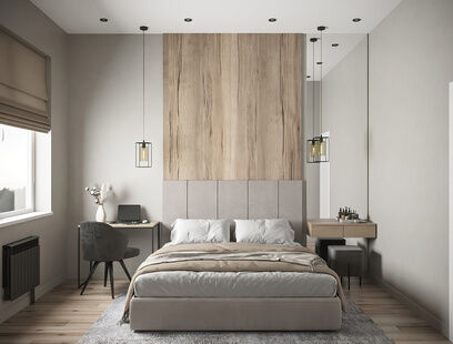 Фото № 3: Дизайн-проект дома/коттеджа 110.39  м² Стиль Модернизм для этажа частного дома в г. казань