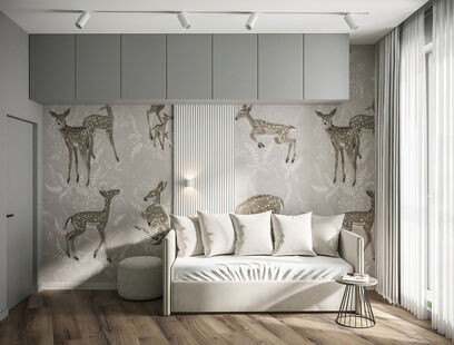 Фото № 5: Дизайн-проект четырехкомнатной квартиры 78.9  м² Стиль Модернизм для ЖК Невский