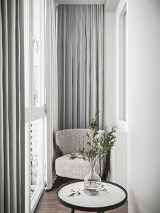 Фото № 2: Дизайн-проект четырехкомнатной квартиры 75.0  м² Стиль Модернизм для ЖК Героев