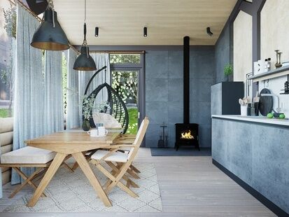 Фото № 4: Дизайн-проект экстерьера 17.74  м² Скандинавский стиль для снт 94 ясная поляна