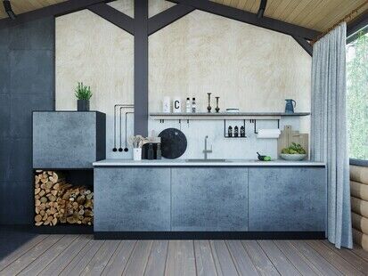 Фото № 2: Дизайн-проект экстерьера 17.74  м² Скандинавский стиль для снт 94 ясная поляна