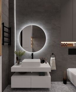 Фото № 2: Дизайн-проект двухкомнатной квартиры 78.42  м² Современный стиль для ЖК Сколковский