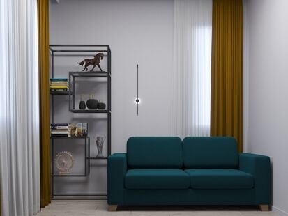 Фото № 2: Дизайн-проект дома/коттеджа 47.86  м² Скандинавский стиль для частного дома в д. путилково