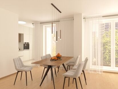 Фото № 5: Дизайн-проект трехкомнатной квартиры 69.43  м² Современный стиль для квартиры в г. гамбург