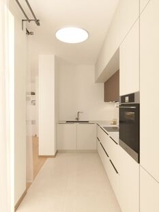 Фото № 6: Дизайн-проект трехкомнатной квартиры 69.43  м² Современный стиль для квартиры в г. гамбург