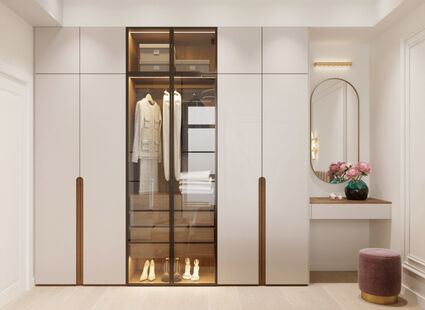 Фото № 2: Дизайн-проект двухкомнатной квартиры 49.33  м² Современный стиль для ЖК Аристократ