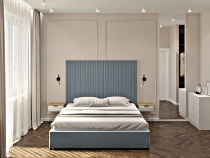 Фото № 3: Дизайн-проект трехкомнатной квартиры 71.63  м² стиль Модернизм для ЖК Балтийский