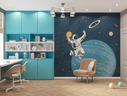 Фото № 4: Дизайн-проект трехкомнатной квартиры 75.0  м² Современный стиль для ЖК Квартал на Никулинской