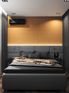 Фото № 5: Дизайн-проект двухкомнатной квартиры 46.05  м² Современный стиль для ЖК Золотые Ворота